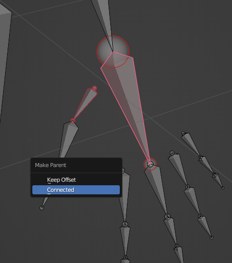 骨骼父子集：Connected圖例